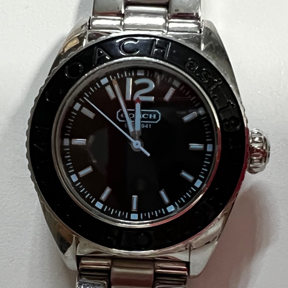 Coach Andee Unisex Boyfriend Watch in Stainless Steel - Picture 3 of 7